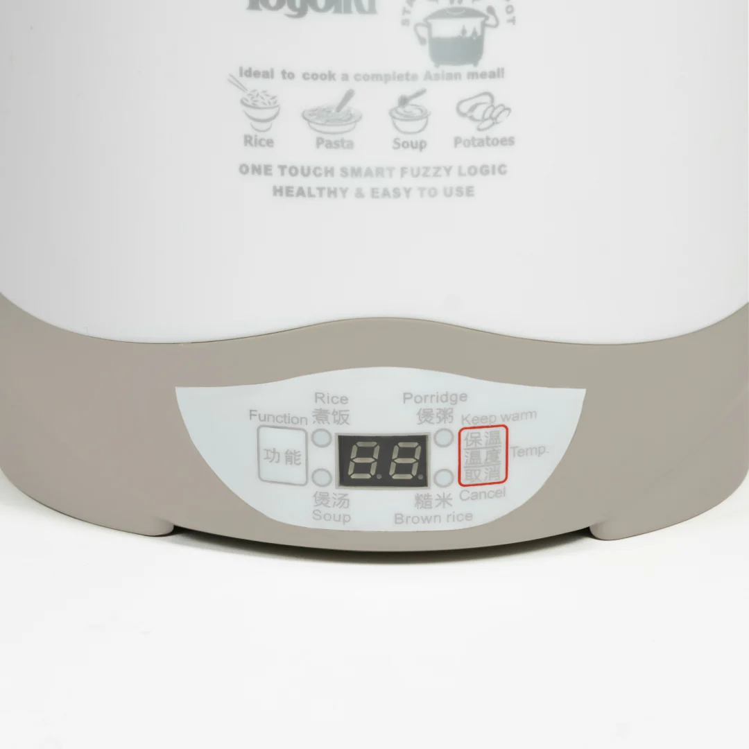 TOYOMI 0.6L Mini Rice Cooker with Stainless Steel Pot RC 616