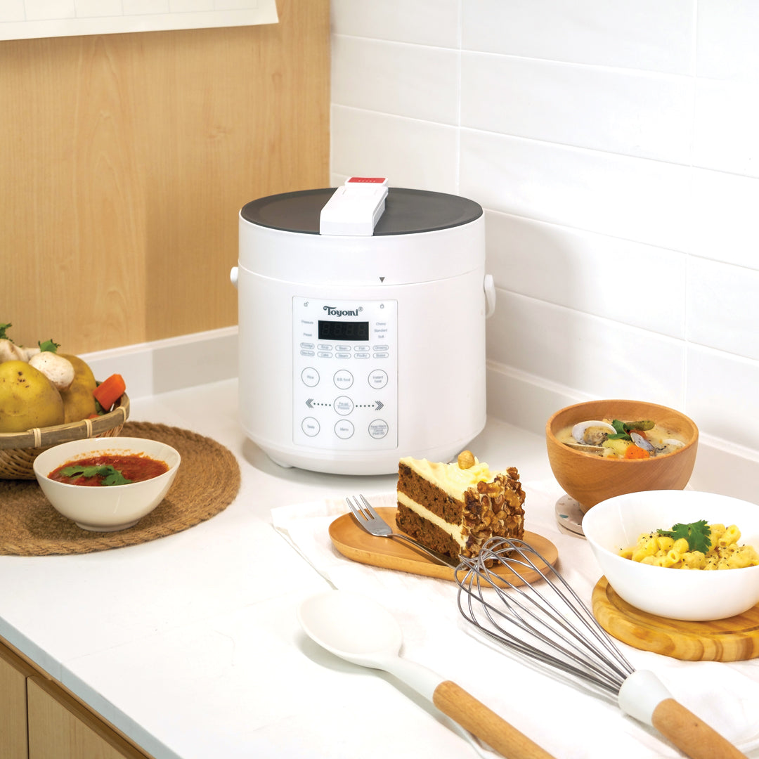 Toyomi Pressure Cooker with Duo Pot 2L PC-2001