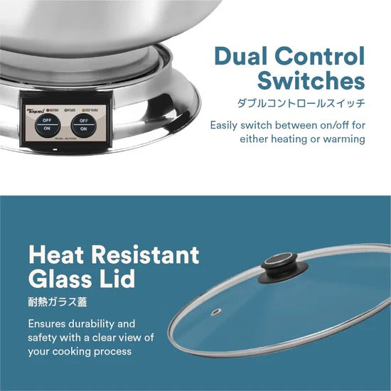 Toyomi Steamboat with Divider 5.8L HS 172DV