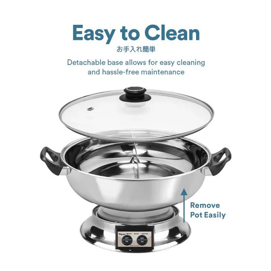 Toyomi Steamboat with Divider 5.8L HS 172DV