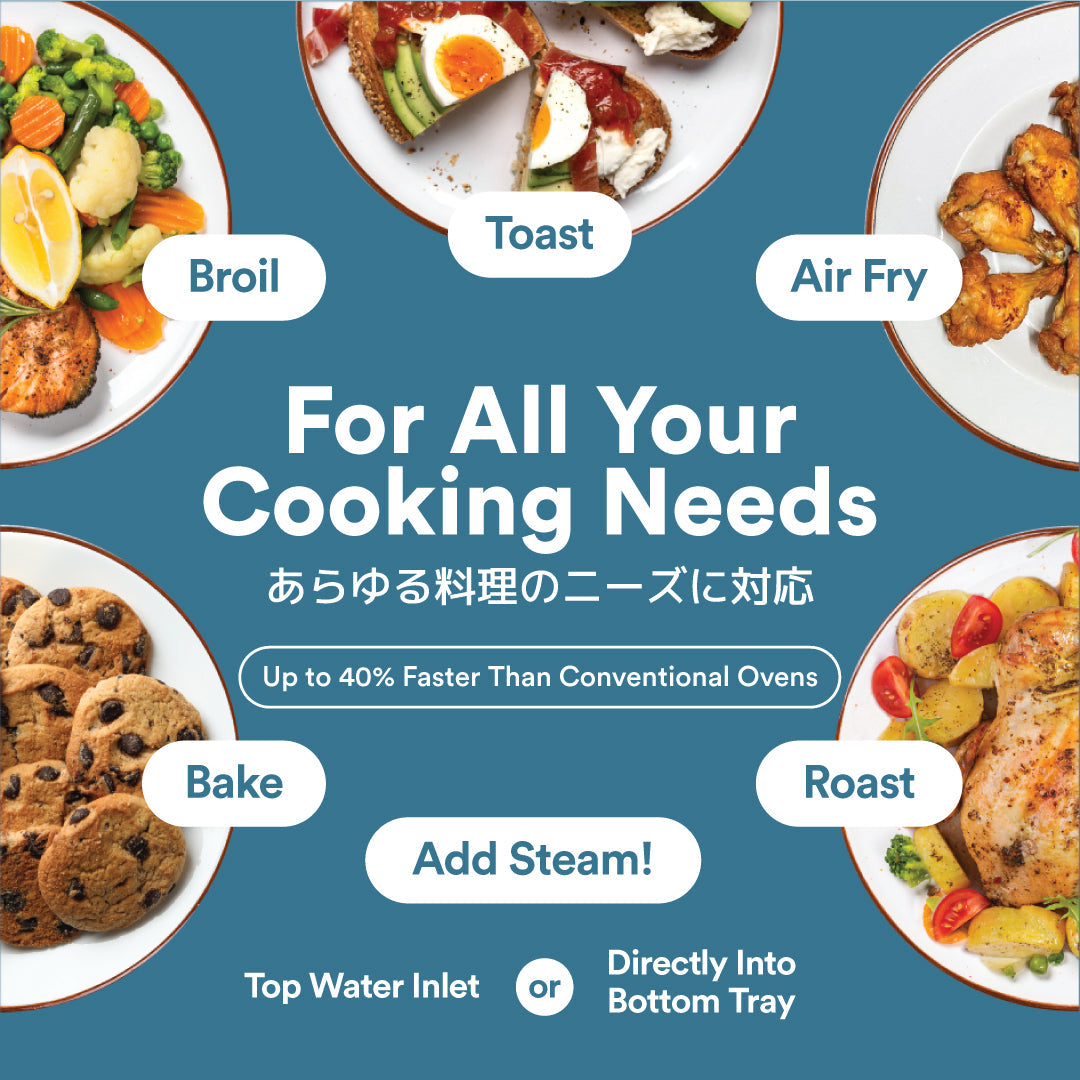 Toyomi Rapid Air Fryer Oven + Steam Oven 12L AFO 1266ST