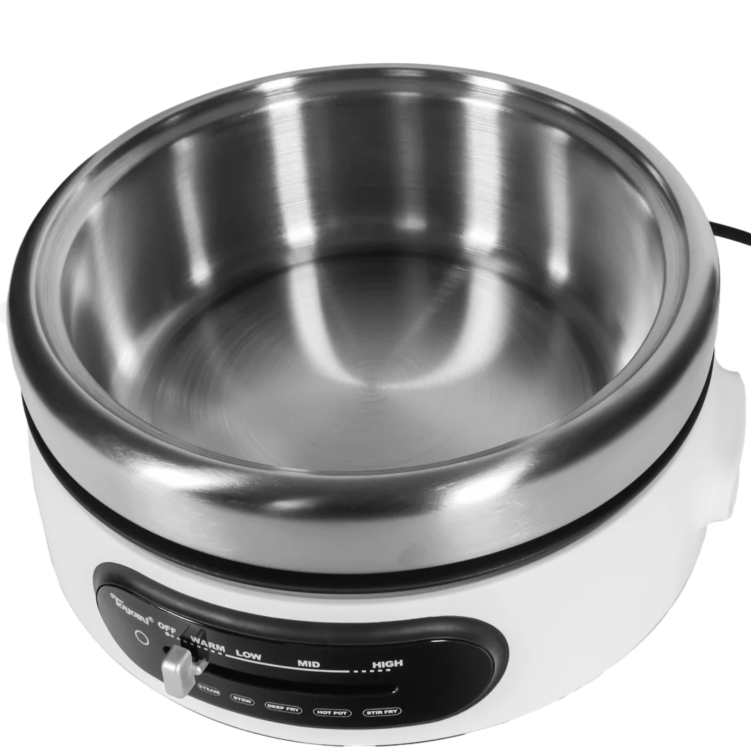 TOYOMI Stainless Steel Multi Cooker with Grill Pan 4.5L MC 6969SS