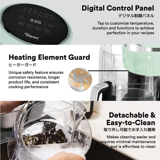 Toyomi ClearView Air Fryer 3.5L AFG 7126