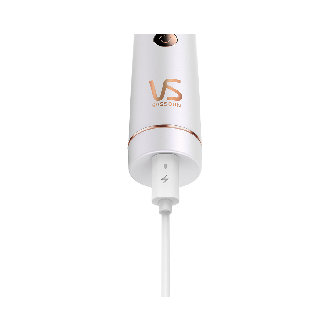 VS Sassoon USB Rechargeable Mini Straightener Brush VSU-0210WH