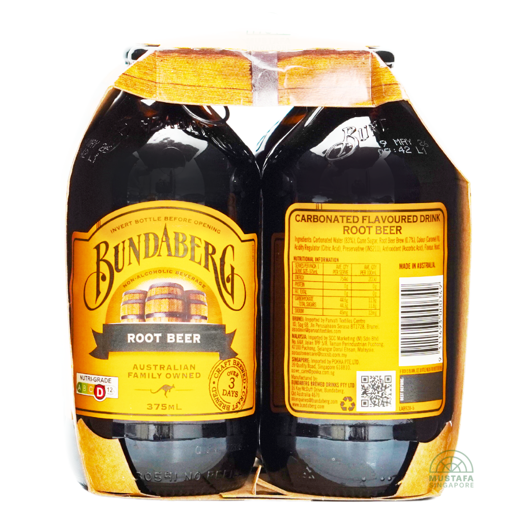 Bundaberg Root Beer 4 x 375ml