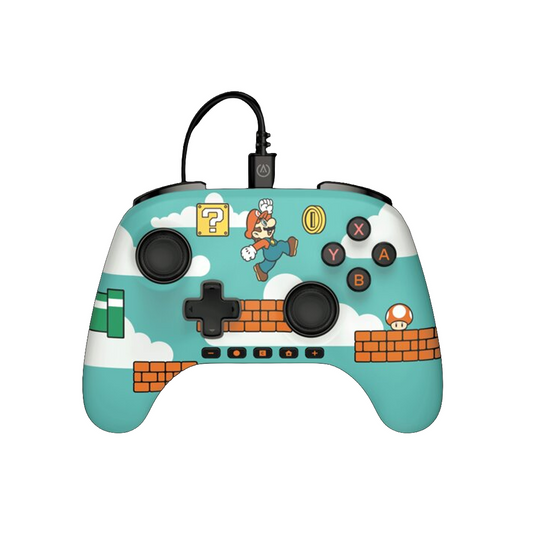 Nintendo Switch 2 PowerA Advantage Wired Controller Super Mario