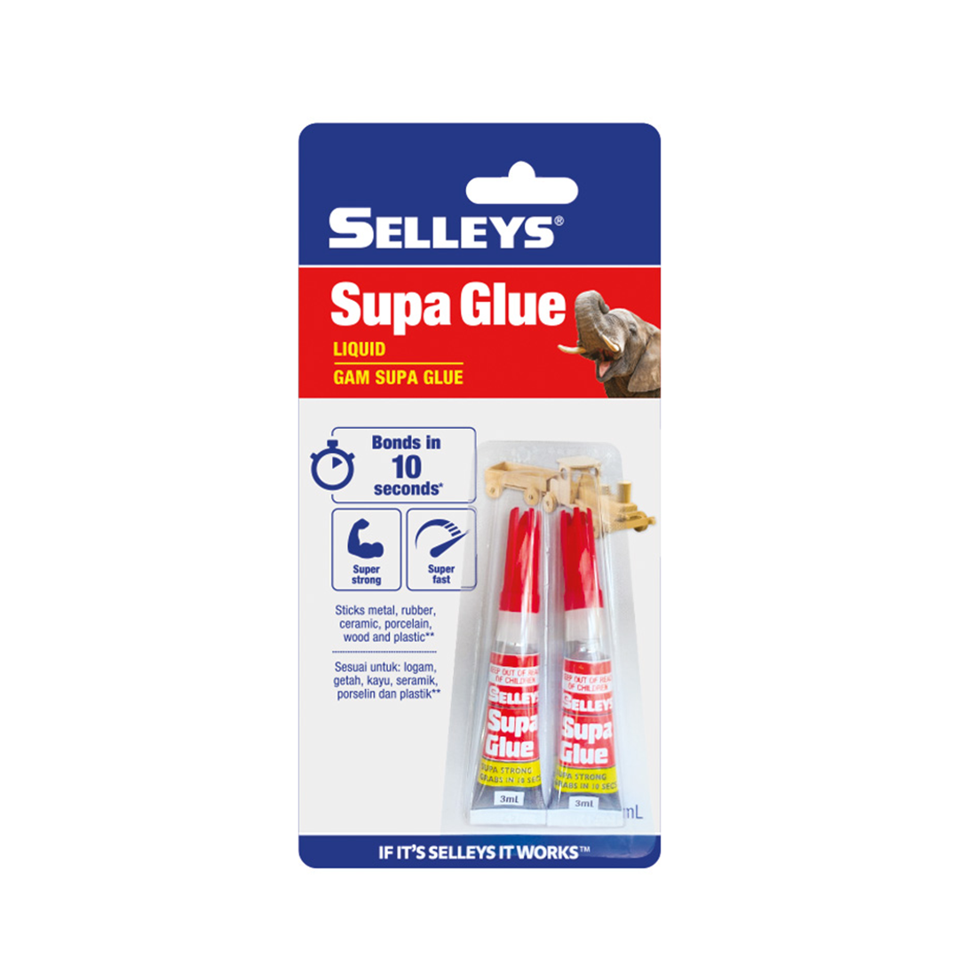 Selleys Supa Glue Twin Pack 2 x 3ml