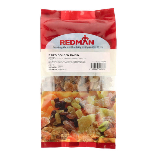 Redman Dried California Golden Raisins 250g