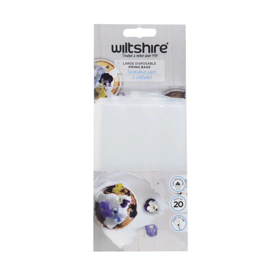Wiltshire Large Disposable Piping Bags Decorating Cakes and Cupcakes 40cm 16inches