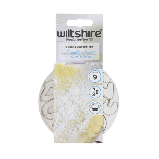 Wiltshire Number Cutter Set Decorating Cakes and Cupcakes Set of 9