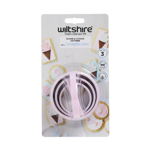 Wiltshire Scone & Cookie Cutters Set of 3