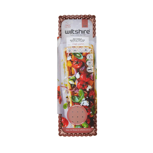 Wiltshire Rectangle Quiche & Tart Pan 34.5cm x 10.5cm x 2.5cm