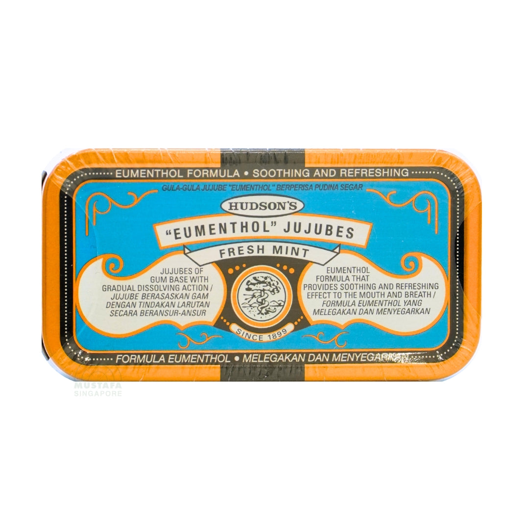 Hudson's Eumenthol Jujubues Fresh Mint Lozenges 55g