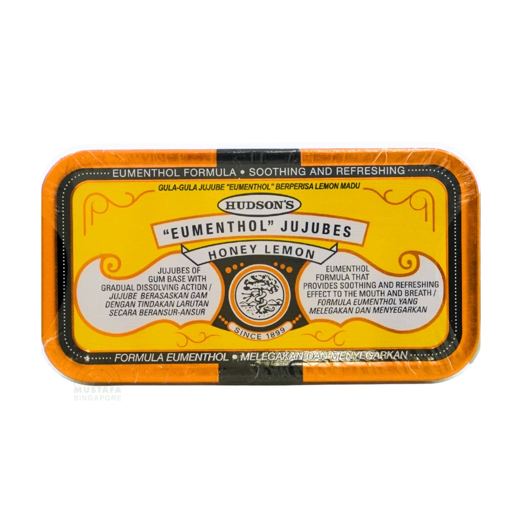 Hudson's Eumenthol Jujubues Honey Lemon Lozenges 55g