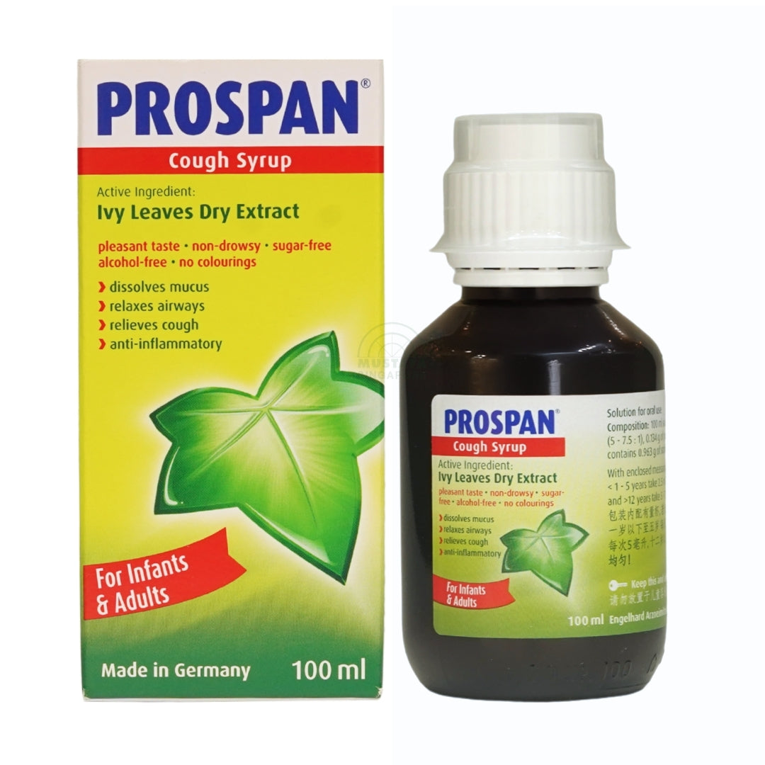 Prospan Cough Syrup (For infants & Adults) 100ml