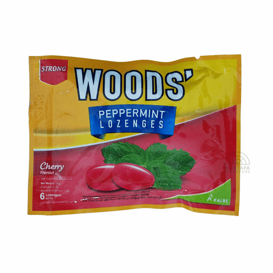 Woods' Peppermint Lozenges Strong Cherry Flavour 15g/6 drops