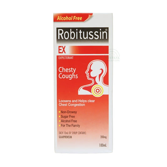 Robitussin EX Chesty Cough (Non-drowsy & Sugar-free) 100ml
