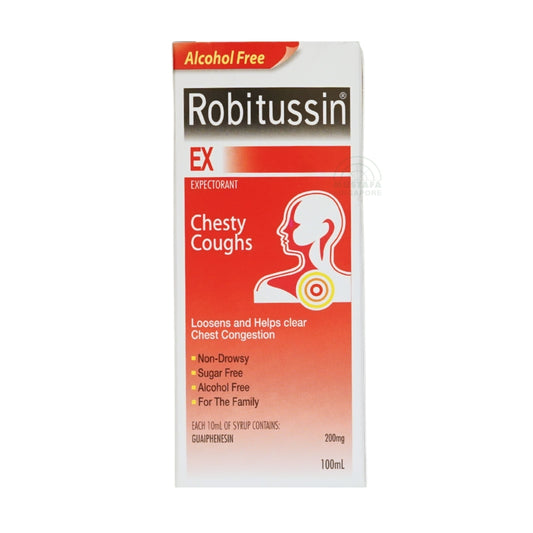 Robitussin EX Chesty Cough (Non-drowsy & Sugar-free) 100ml
