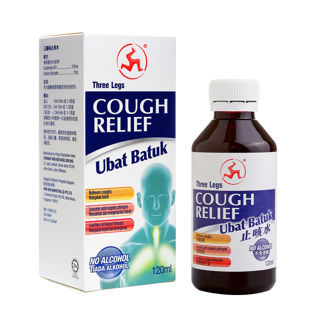 Three Legs Cough Relief 120ml