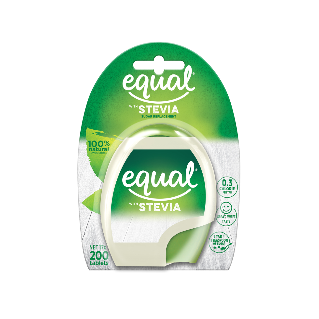Equal With Stevia Sugar Replacement 200 Tablets 17g