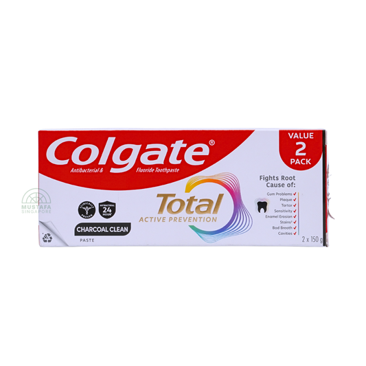 Colgate Value 2 Pack 
Charcoal Clean