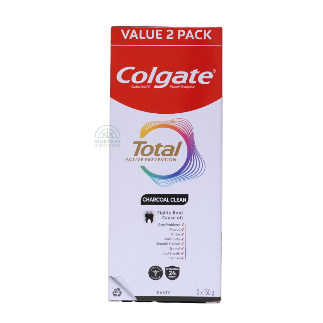 Colgate Value 2 Pack 
Charcoal Clean