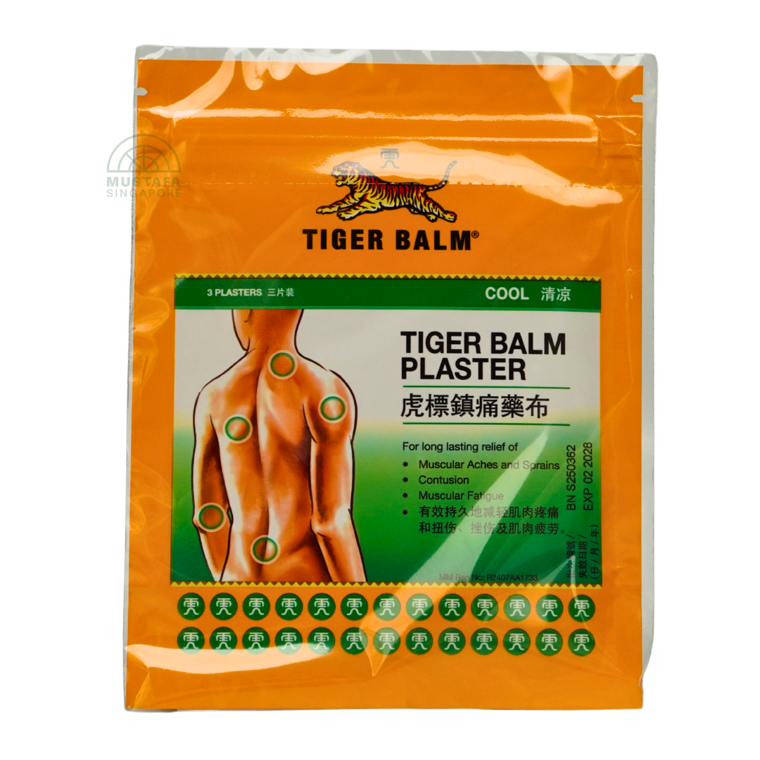 Tiger Balm Plaster Cool 7cm x 10cm; 3 plasters
