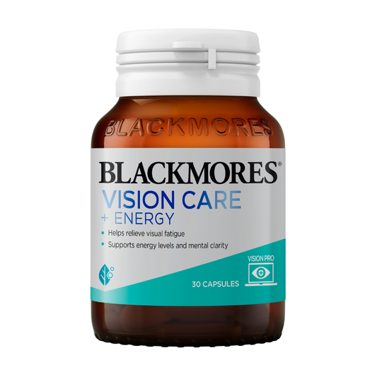Blackmores Vision Care + Energy 30 Capsules