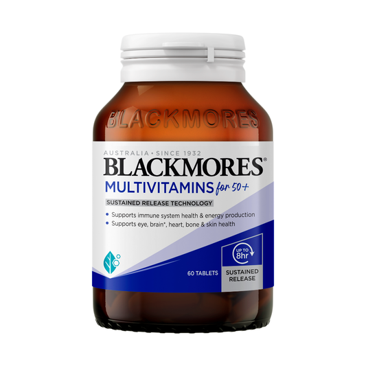 Blackmores Multivitamins for 50+ 60 Tablets