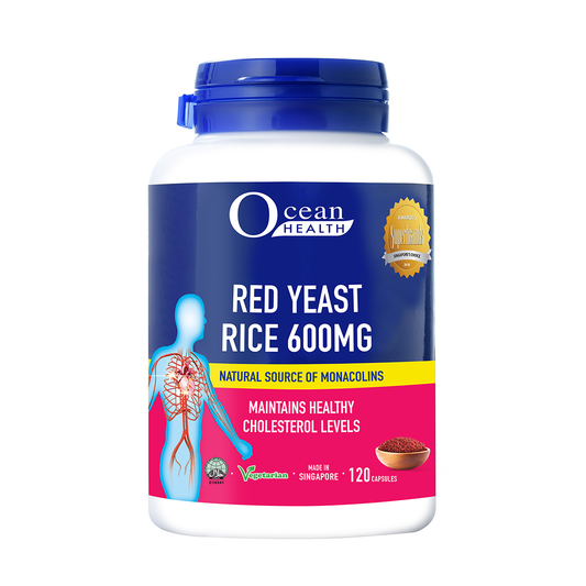 Ocean Health Red Yeast Rice 600mg Capsules 120s