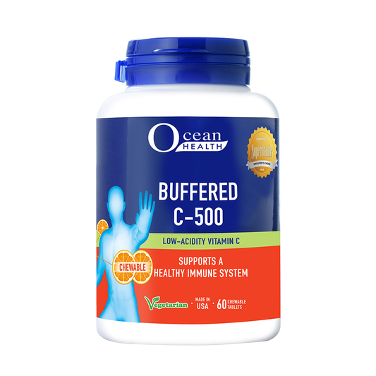 Ocean Health Buffered C-500 Chewable Tablets 60s