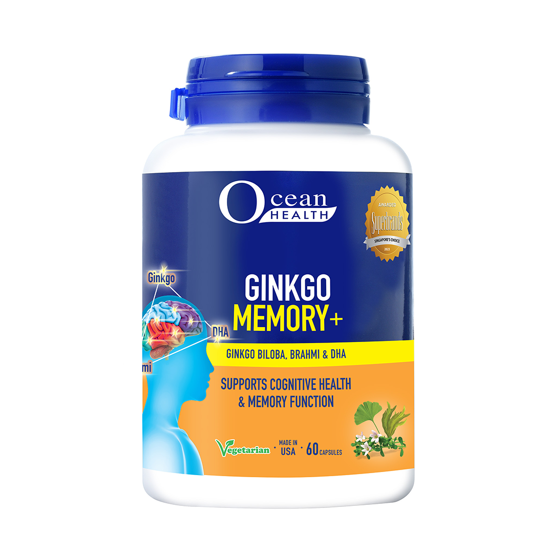 Ocean Health Ginkgo Memory+ Capsules 60s