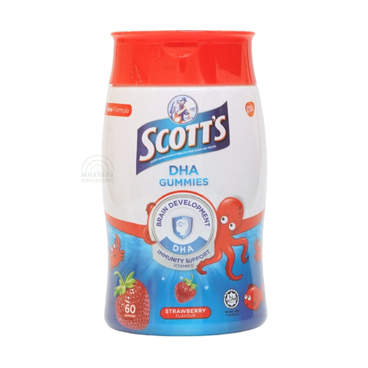 Scott's DHA Gummies Strawberry Flavour 60s