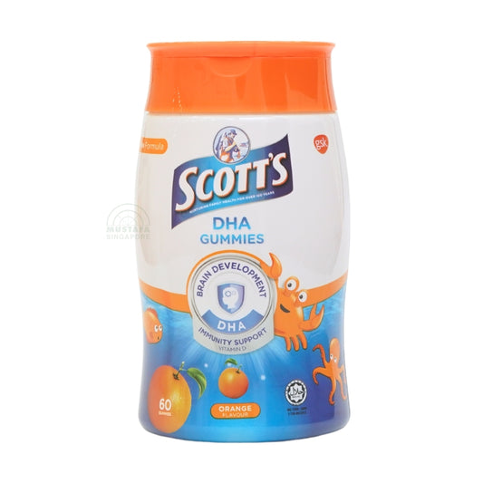 Scott's DHA Gummies Orange Flavour 60s