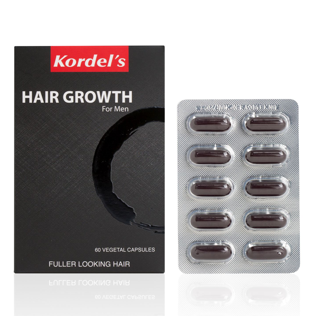 Kordel's Hair Growth For Men 60 vegetal softgels