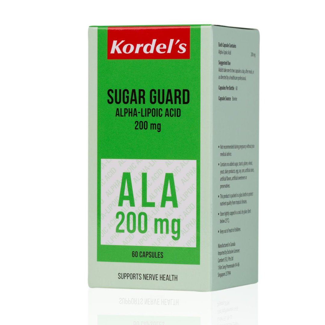 Kordel's Sugar Guard Alpha-Lipoic Acid 200mg (60 Caps)