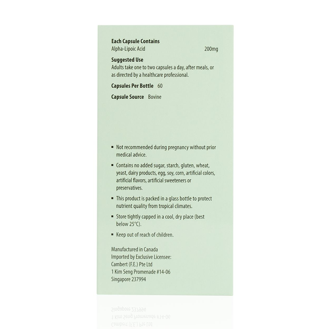 Kordel's Sugar Guard Alpha-Lipoic Acid 200mg (60 Caps)