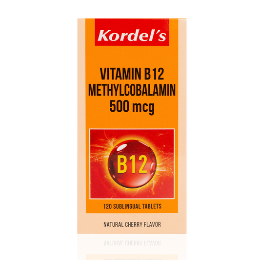 Kordel's Vitamin B12 Methylcobalamin 500mcg (120 Sublingual Tabs)