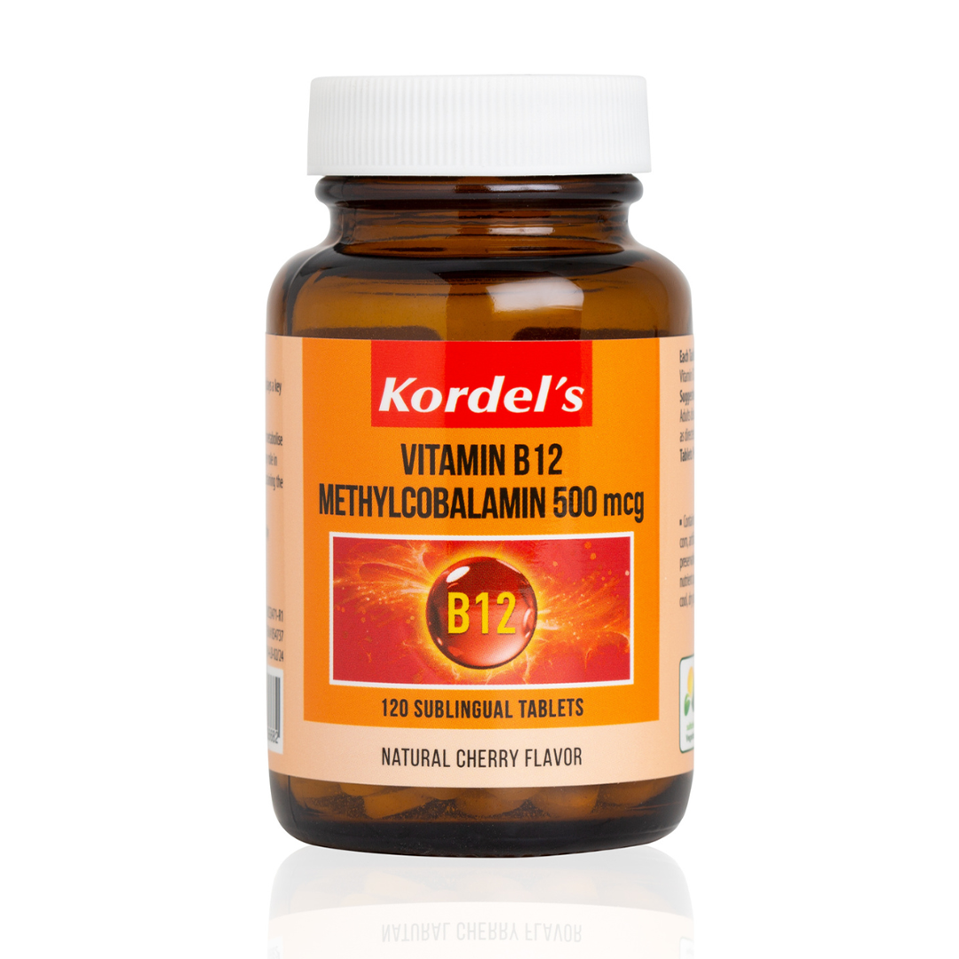 Kordel's Vitamin B12 Methylcobalamin 500mcg (120 Sublingual Tabs)