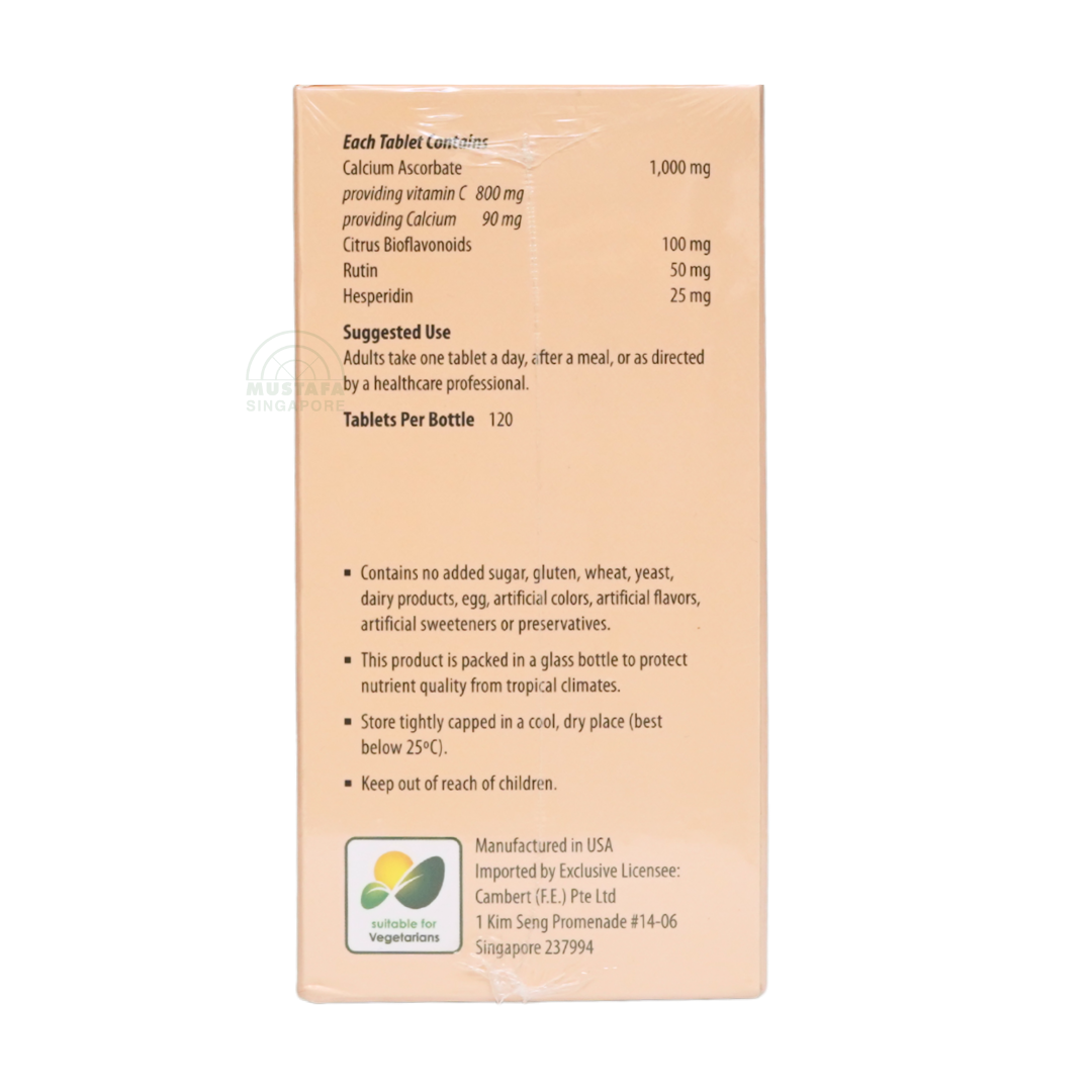 Kordel's Acid Free C 1000 mg Enhanced with Bioflavonoids 2 x 120 tablets