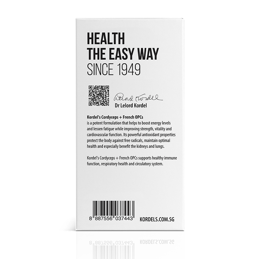 Kordel's Cordyceps + French OPCs 60cap