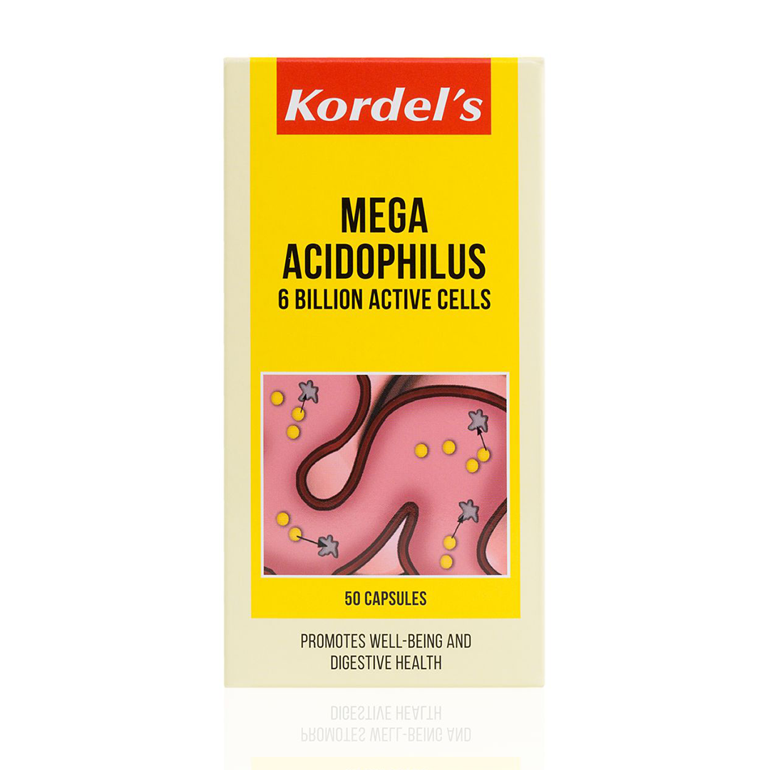 Kordel's Mega Acidophilus 6 Billion Active Gels 50 caps