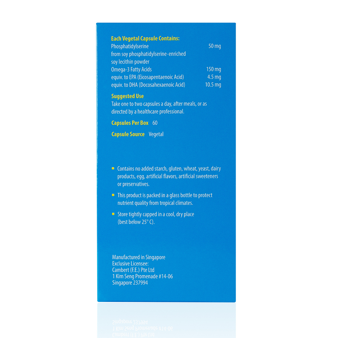 Kordel's Phosphatidylserine PS + OMEGA-3 (60 Vegetal Caps)