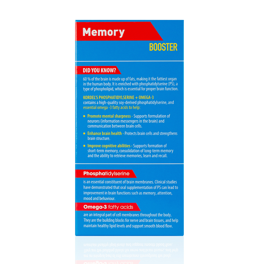 Kordel's Phosphatidylserine PS + OMEGA-3 (60 Vegetal Caps)