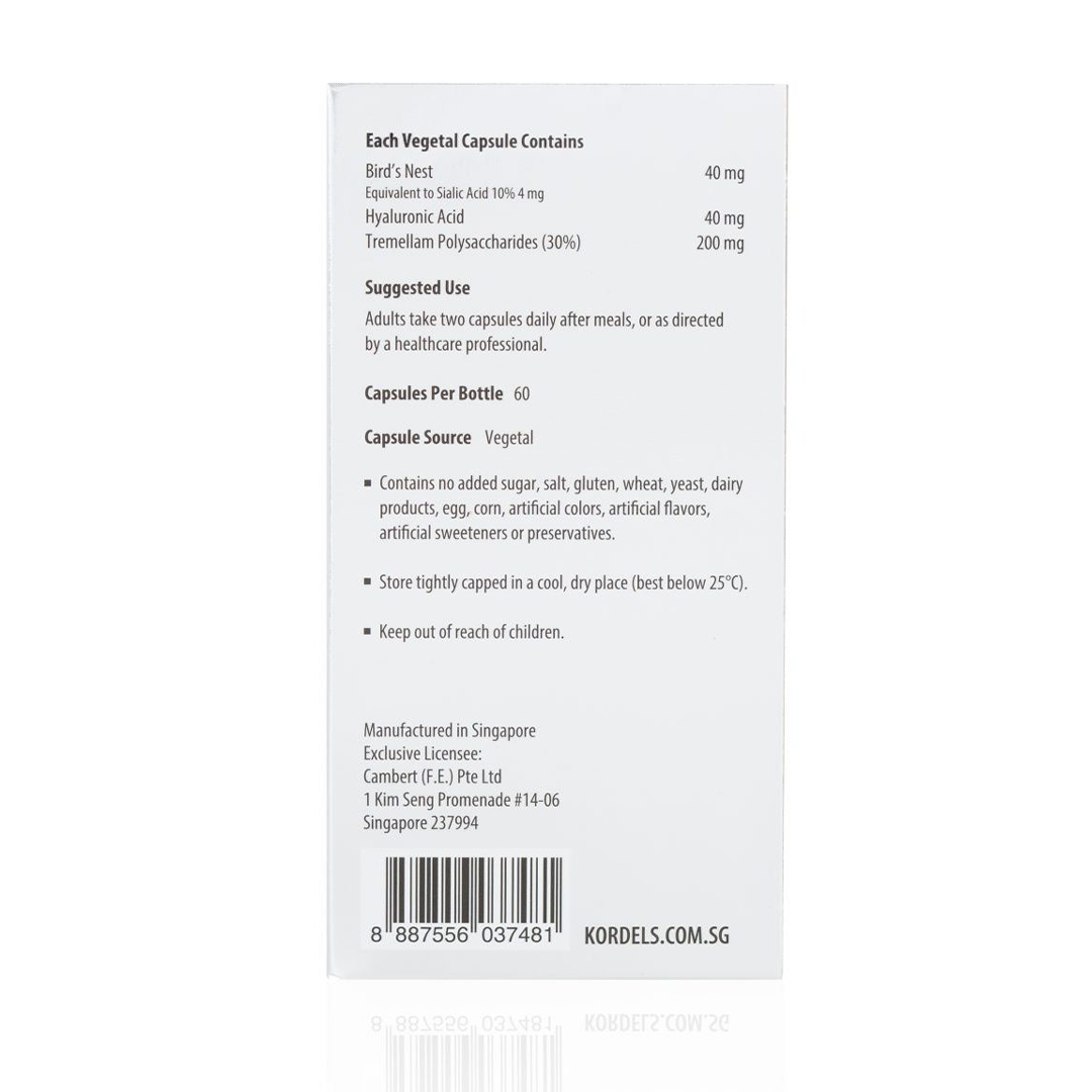 Kordel's Bird's Nest + Hyaluronic Acid 60 capsules