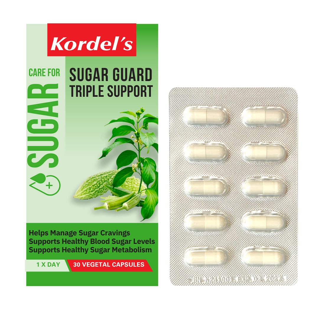 Kordel's Sugar Guard Triple Support (Managed Sugar Cravings) 30 Caps