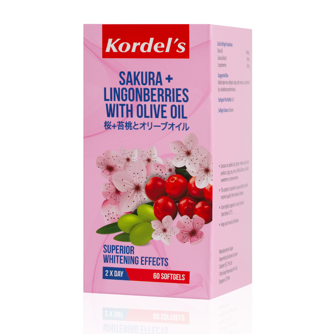 Kordel's Sakura + lingonberries with olive oil 60 softgels