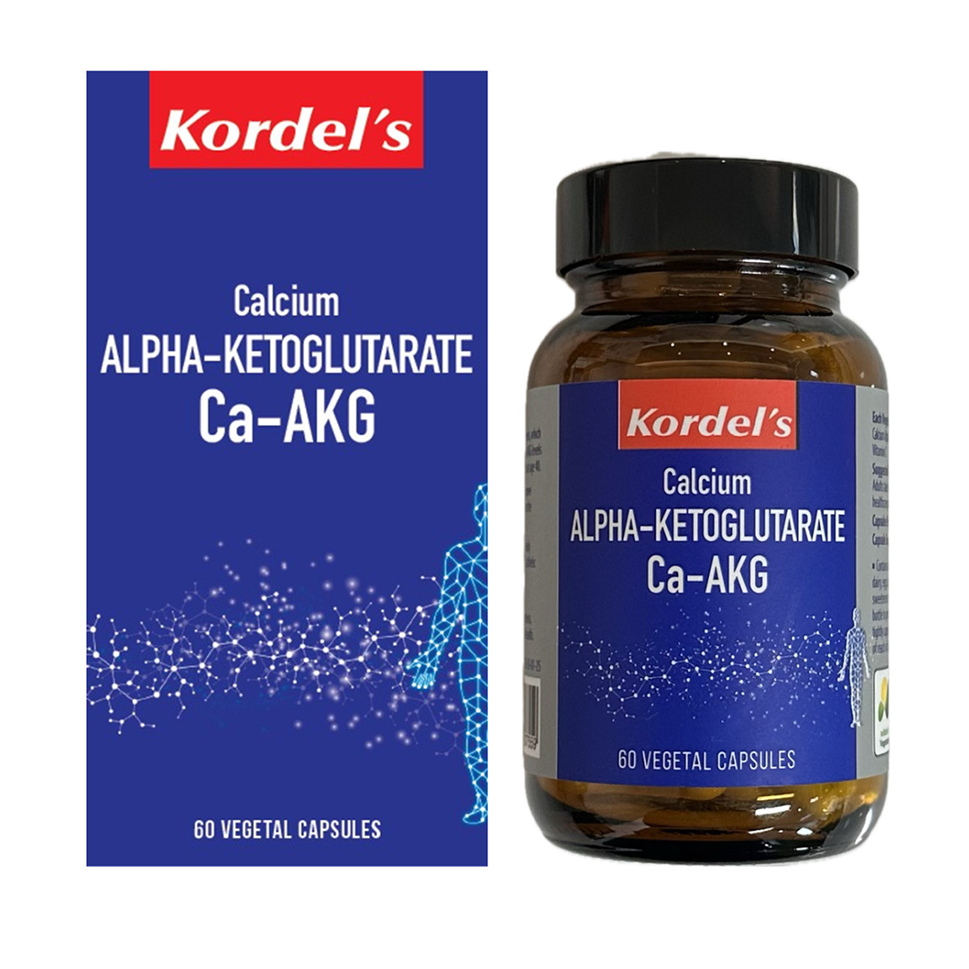 Kordel's Calcium Alpha-Ketoglutarate Ca-AKG Ageless (60 Vegetal Caps)