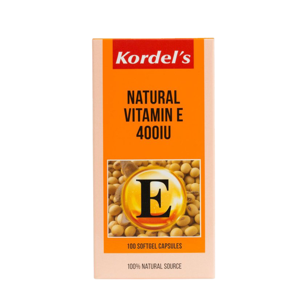 Natural Vitamin E 400 IU (100 Softgels)