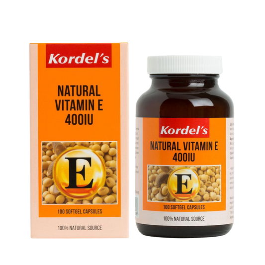 Natural Vitamin E 400 IU (100 Softgels)